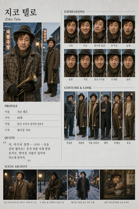 지코 텔로 · 초상 모음